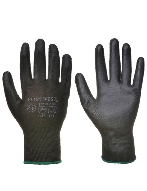 Portwest PW083 PU Palm Gloves - Black